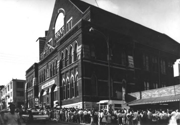 Ryman Auditorium photo from National Register of Historic Places
